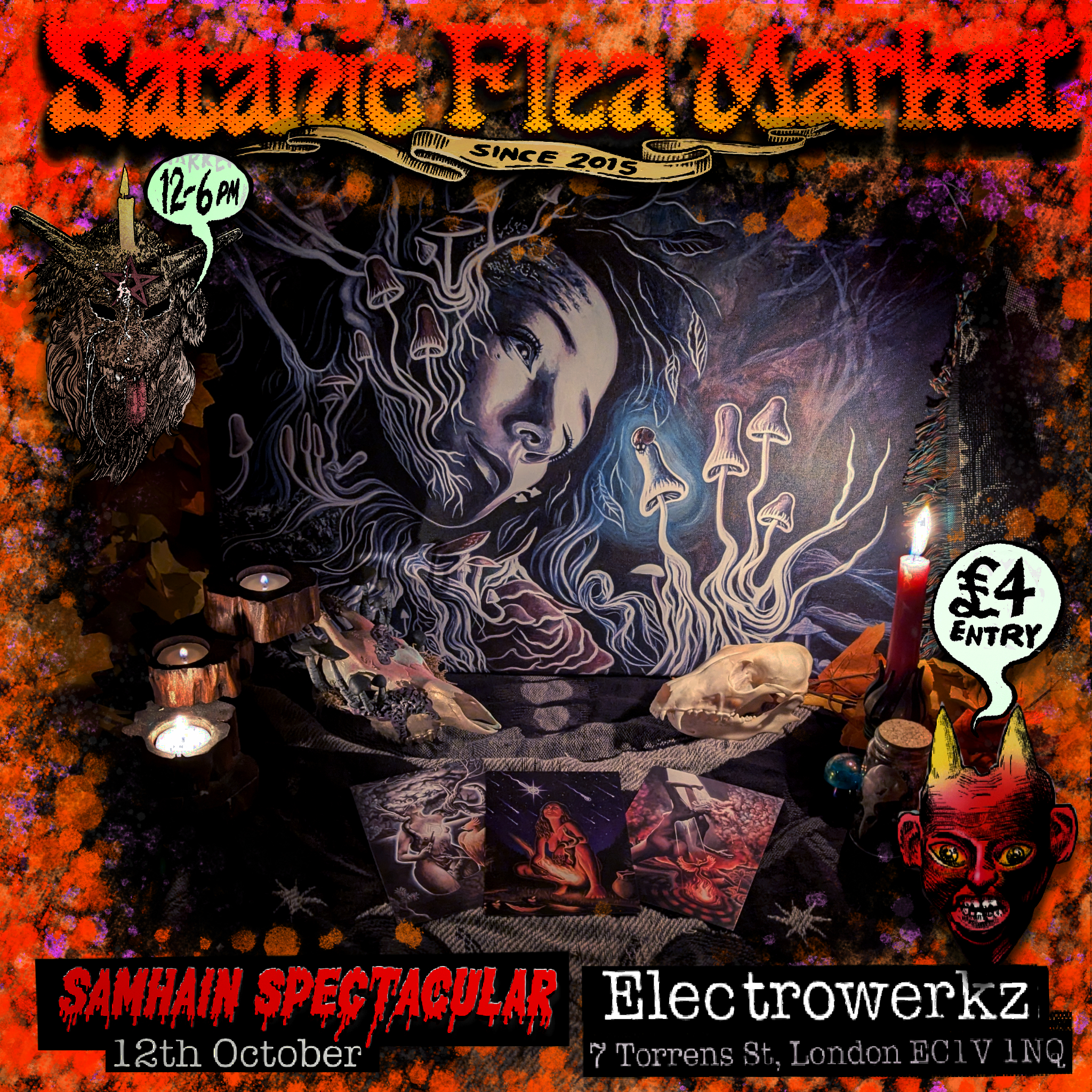 Satanic Flea Market flyer